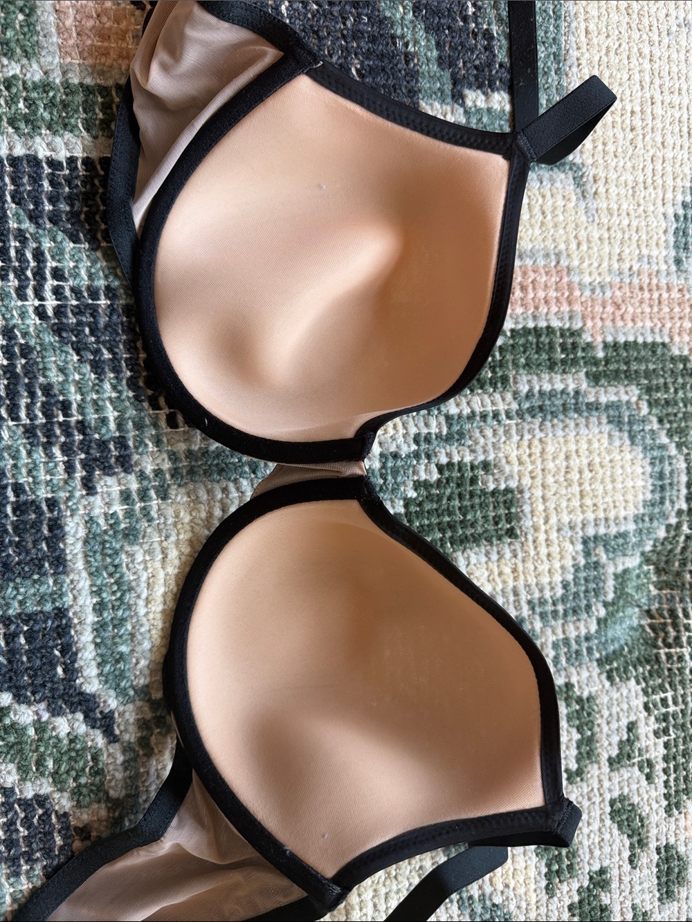 Victoria’s Secret Perfect Coverage Bra 38C Sheer Black - Picture 4 of 4